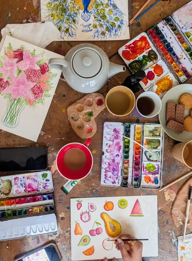 Art café session