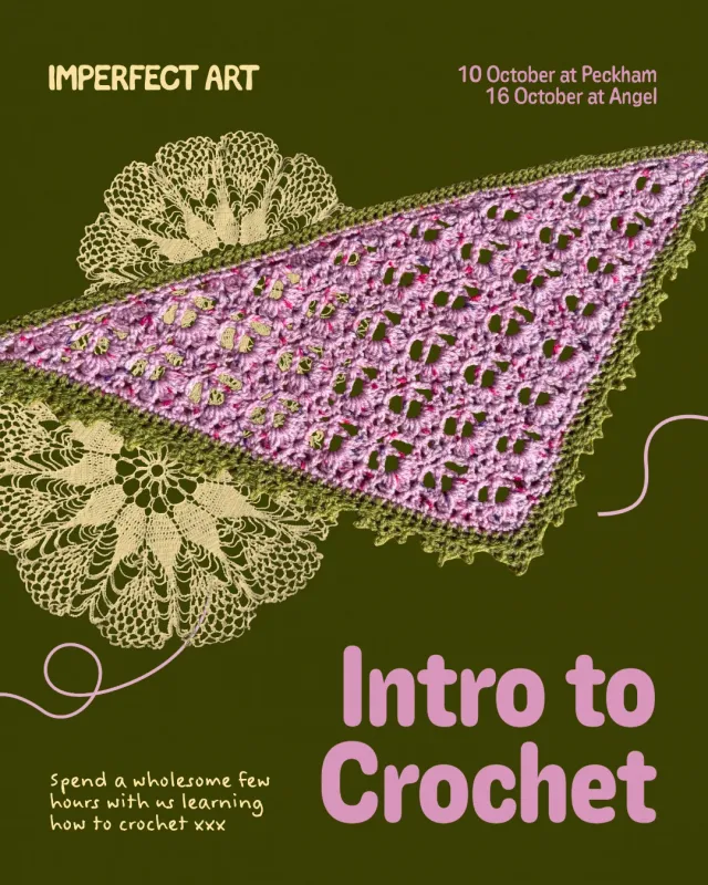 Poster for Intro to Crochet